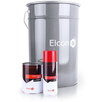 Термостойкая эмаль Elcon, черный до 650 градусов