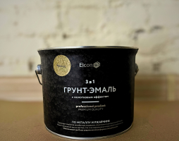 Грунт-эмаль Elcon Smith ( с молотковым эффектом) бронза 2 кг